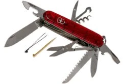 Victorinox Huntsman Rouge Transparent 1.3713.T Couteau Suisse