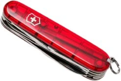 Victorinox Huntsman Rouge Transparent 1.3713.T Couteau Suisse 10 Victorinox Huntsman Rouge Transparent 1.3713.T Couteau Suisse -Pas Cher Lame Pro Magasin VT1 3713 T 05 victorinox vt1 3713 t 05