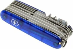 Victorinox Swisschamp Transparent Bleu 1.6795.T2 Couteau Suisse 16 Victorinox Swisschamp Transparent Bleu 1.6795.T2 Couteau Suisse -Pas Cher Lame Pro Magasin VT1 6795 T2 08 victorinox swisschamp 33 blauw transparant vt1 6795 t2 d8