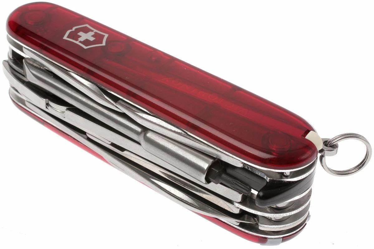 Victorinox CyberTool, Rouge Transparent 1.7725.T, Couteau Suisse Avec 34 Fonctions 8 Victorinox CyberTool, Rouge Transparent 1.7725.T, Couteau Suisse Avec 34 Fonctions – Image 8