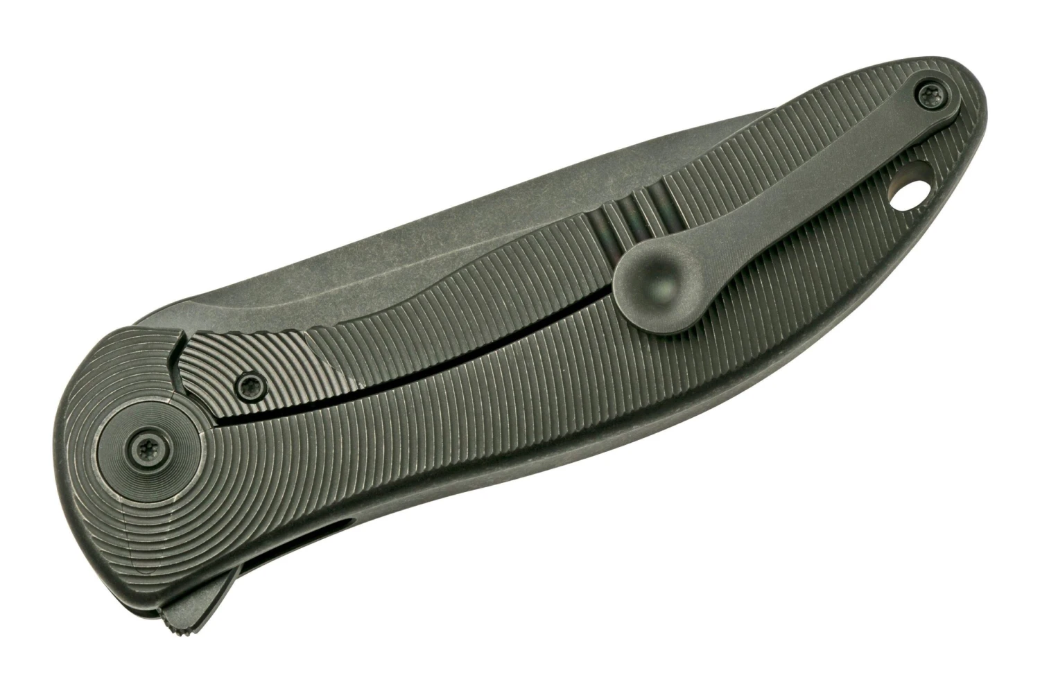 WE Knife Synergy 2v2 WE18046D-3, Black Titanium, Couteau De Poche, Jim O’Young Design 4 WE Knife Synergy 2v2 WE18046D-3, Black Titanium, Couteau De Poche, Jim O’Young Design – Image 4