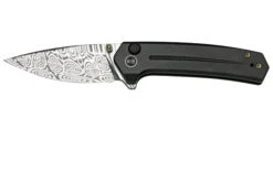 WE Knife Culex WE21026B-DS1, Bronze & Black Titanium, Damasteel Couteau De Poche