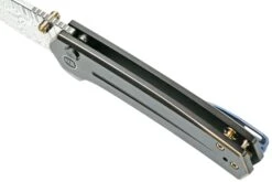 WE Knife Culex WE21026B-DS1, Bronze & Black Titanium, Damasteel Couteau De Poche -Pas Cher Lame Pro Magasin WKWE21026B DS1 07 weknife