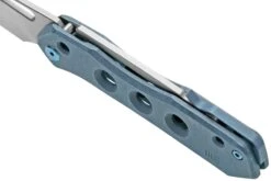 WE Knife Vision R 21031-3 Blue Titanium, Silver Bead Blasted Couteau De Poche, Snecx Design -Pas Cher Lame Pro Magasin WKWE21031 3 06 weknife