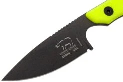White River Knives M1 Backpacker Pro Yellow G10, Black Ionbond Couteau Fixe, étui Kydex -Pas Cher Lame Pro Magasin WRBP PRO CBI THV 03 white river knives