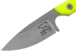 White River Knives M1 Backpacker Pro Yellow G10 Couteau Fixe, étui Kydex -Pas Cher Lame Pro Magasin WRBP PRO THV 03 white river knives