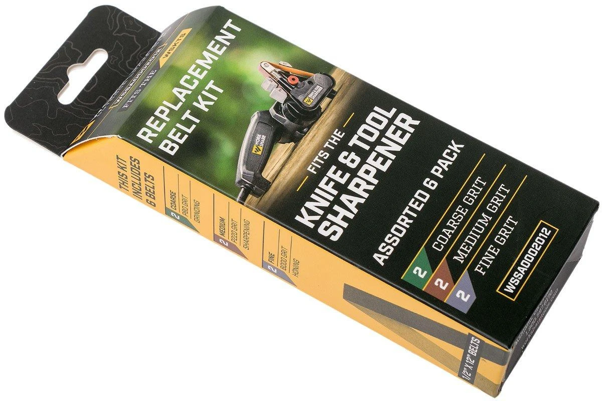 Work Sharp Knife & Tool Sharpener Assortment 6 Pack Belt Kit WSSA0002012 2 Work Sharp Knife & Tool Sharpener Assortment 6 Pack Belt Kit WSSA0002012 – Image 2