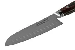 Yaxell Super Gou 37118 Santoku à Alvéoles, Acier Damassé 161 Couches, 16,5 Cm -Pas Cher Lame Pro Magasin YL37118 03 yaxell