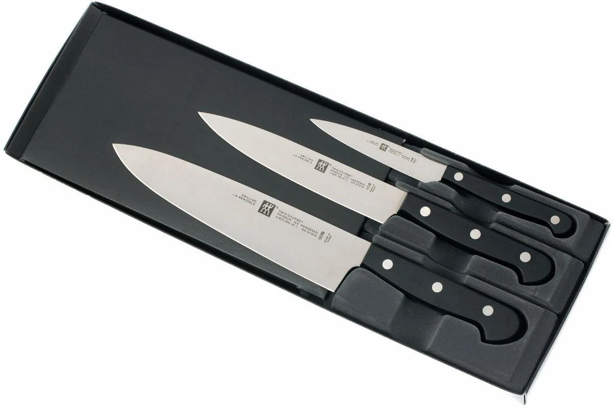 Zwilling Twin Gourmet Ensemble De Couteaux, 3 Pièces 1 Zwilling Twin Gourmet Ensemble De Couteaux, 3 Pièces