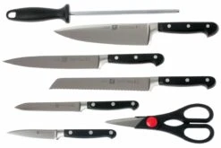 Zwilling - Professional « S » Bloc à Couteaux (8 Pièces) -Pas Cher Lame Pro Magasin ZW35662 000 04 zwilling professional s 8 delig messenblok zw35662 000 d4