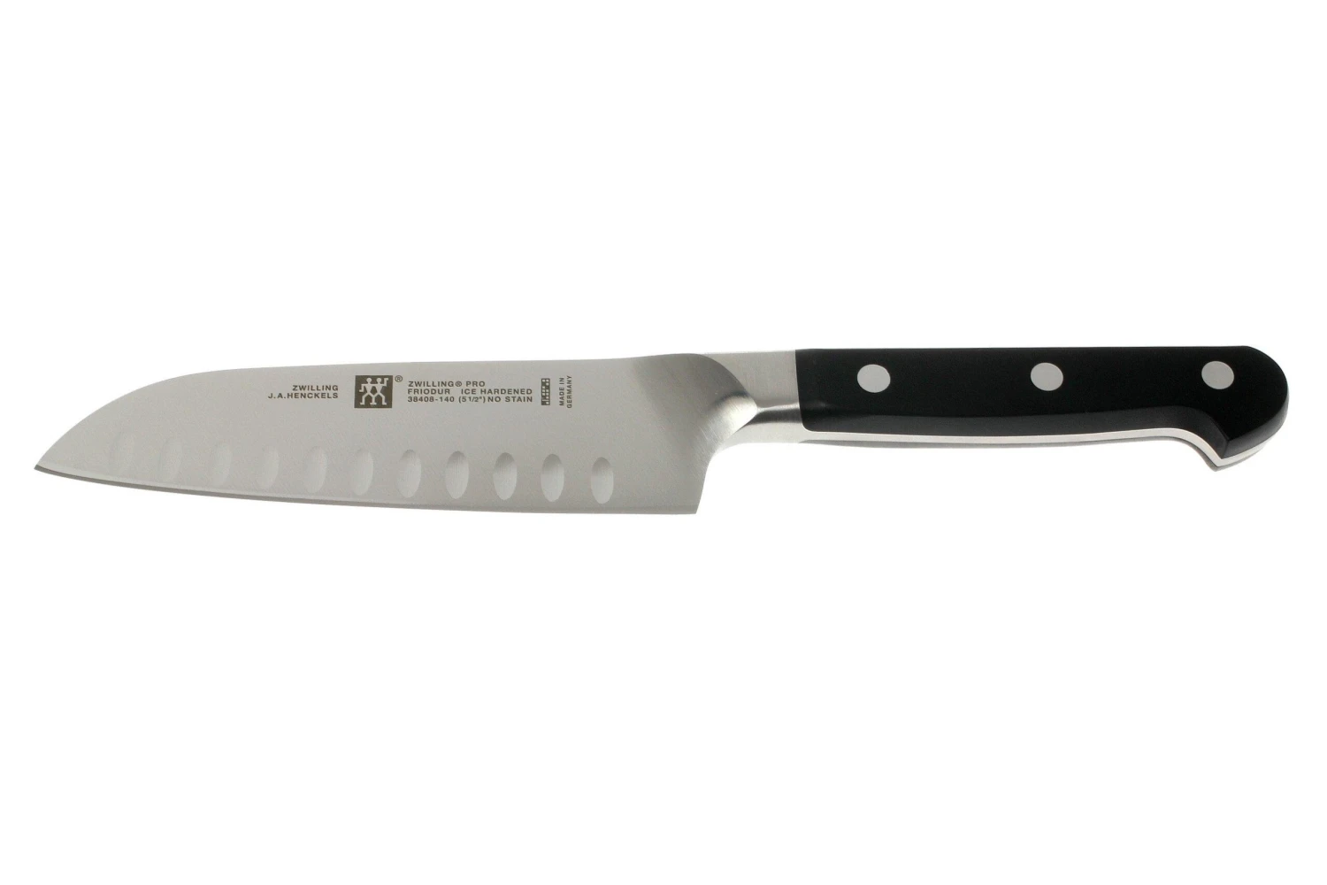 Zwilling 38408-141 Pro Santoku Avec Alvéoles 1 Zwilling 38408-141 Pro Santoku Avec Alvéoles